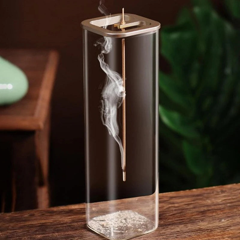 Elegant glass incense holder – minimalist design